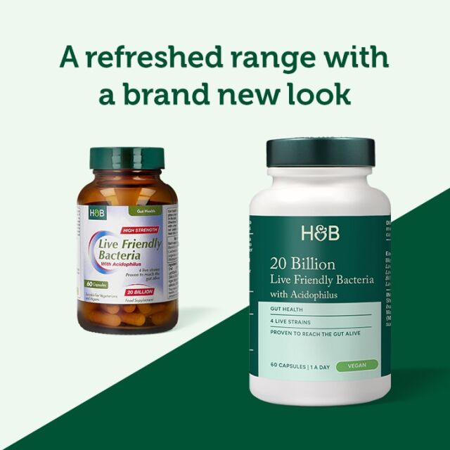 Holland & Barrett Live Friendly Bacteria 20 Billion 60 Capsules - 5