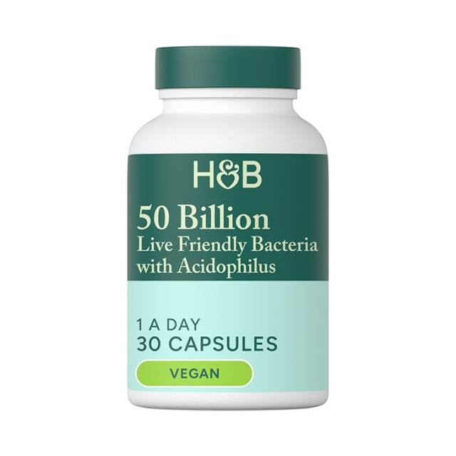 Holland & Barrett Friendly Bacteria 50 Billion 30 Capsules - 1
