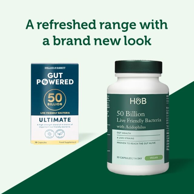 Holland & Barrett Friendly Bacteria 50 Billion 30 Capsules - 4