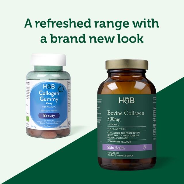 Holland & Barrett Bovine Collagen Strawberry 60 Gummies - 2