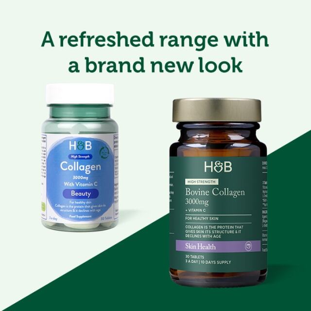 Holland & Barrett Bovine Collagen 3000mg 30 Tablets - 3