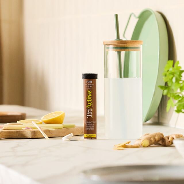 TriActive Pre-Workout Electrolyte Effervescent Ginger & Lemongrass 20 Tablets - 3