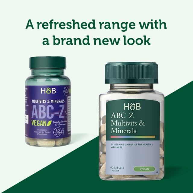 Holland & Barrett ABC to Z Vegan Multivitamins 60 Tablets - 4