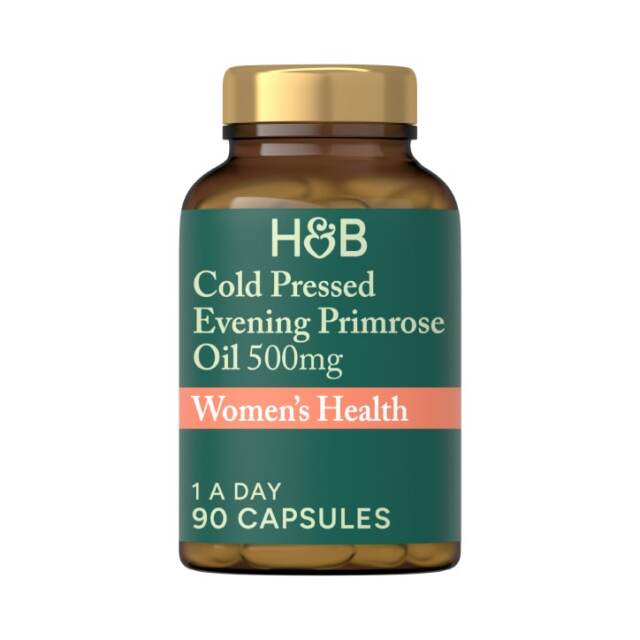 Holland & Barrett Cold Pressed Evening Primrose Oil 500mg 90 Capsules - 1