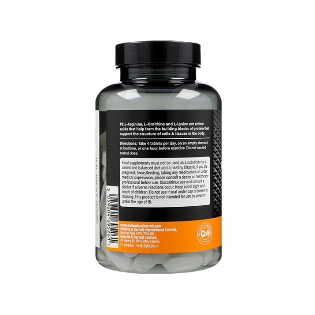 L-Arginine L-Ornithine L-Lysine 120 Tablets - 2
