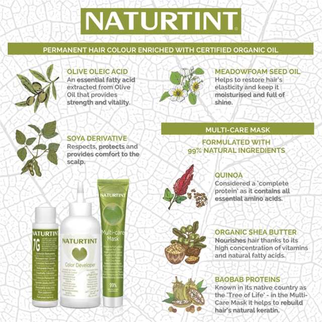 Naturtint Permanent Hair Colour 7N (Hazelnut Blonde) - 7