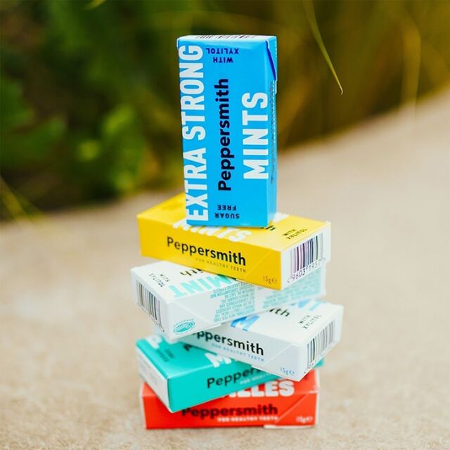 Peppersmith 100% Xylitol Fine English Peppermint Chewing Gum 15g - 3