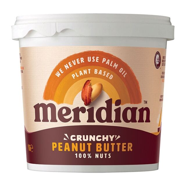 Meridian Natural Crunchy Peanut Butter 1kg - 1