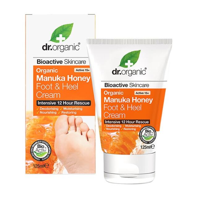 Dr Organic Manuka Honey Foot & Heel Cream 125ml - 1