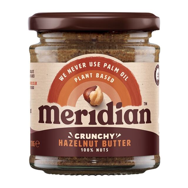 Meridian Natural Hazelnut Butter Whole Nut Spread 170g - 1