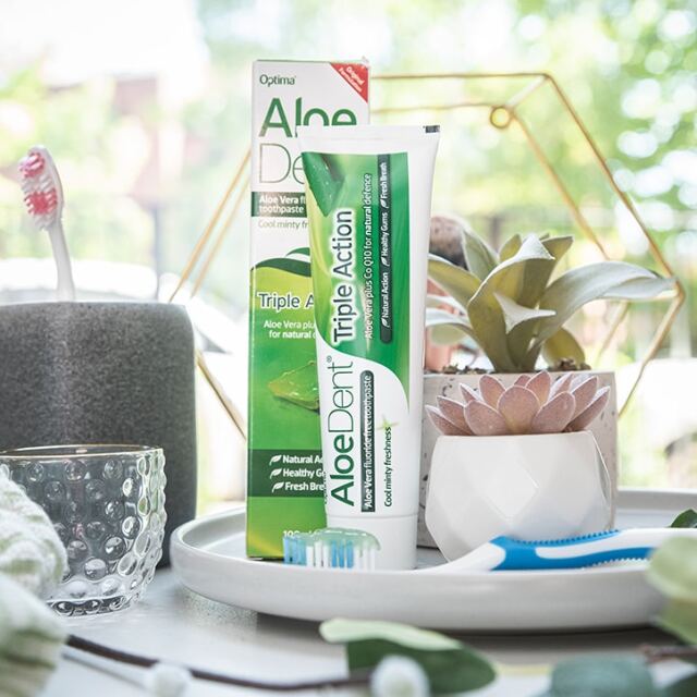 Aloe Dent Triple Action Aloe Vera Toothpaste with Co Q10 100ml - 3