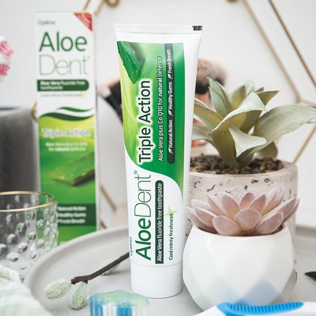 Aloe Dent Triple Action Aloe Vera Toothpaste with Co Q10 100ml - 4
