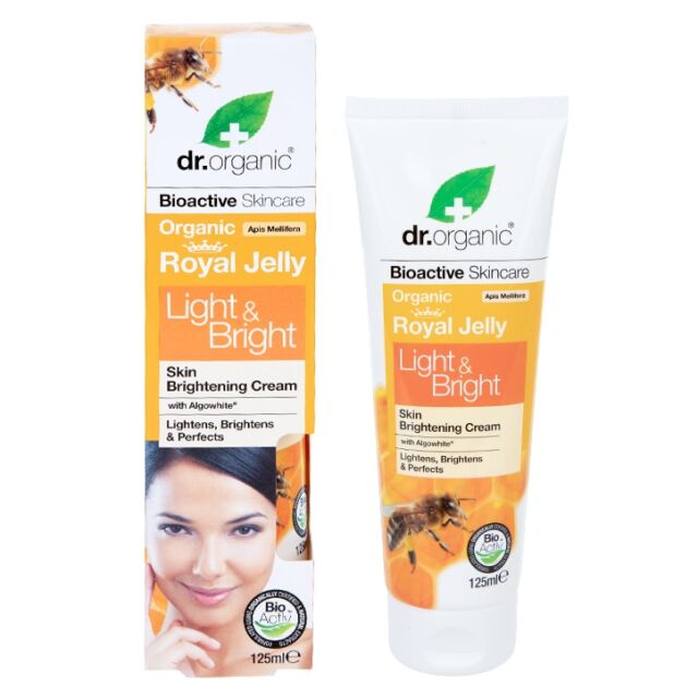 Dr Organic Royal Jelly Light & Bright Cream 125ml - 1