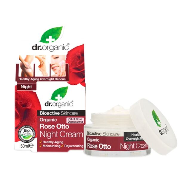 Dr Organic Rose Otto Night Cream 50ml - 1