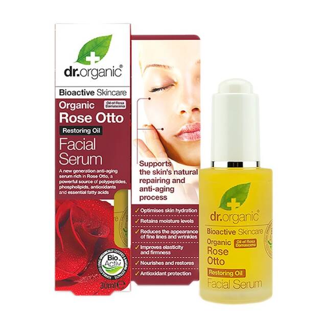 Dr Organic Rose Otto Facial Serum 30ml - 1