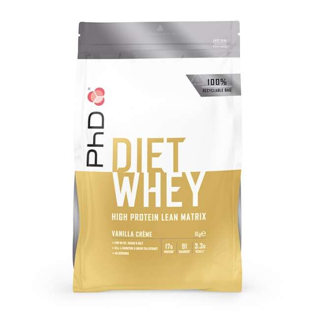 PhD Nutrition Diet Whey Protein Powder Vanilla Crème 1000g - 1
