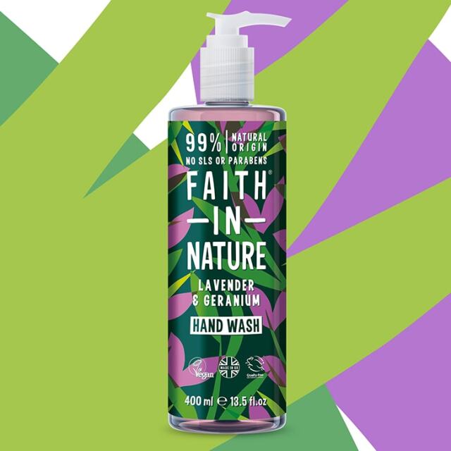 Faith in Nature Lavender & Geranium Hand Wash 400ml - 4