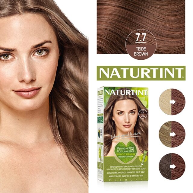 Naturtint Permanent Hair Colour 7.7 (Teide Brown) - 6