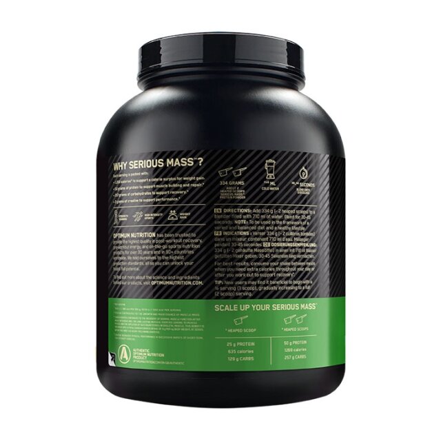 Optimum Nutrition Serious Mass Powder Strawberry 2.72kg - 2