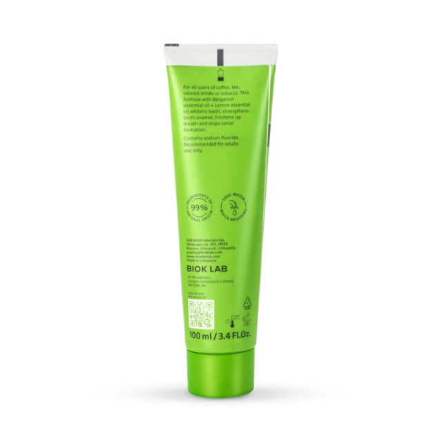 Ecodenta Whitening Toothpaste with Bergamot & Lemon 100ml - 2