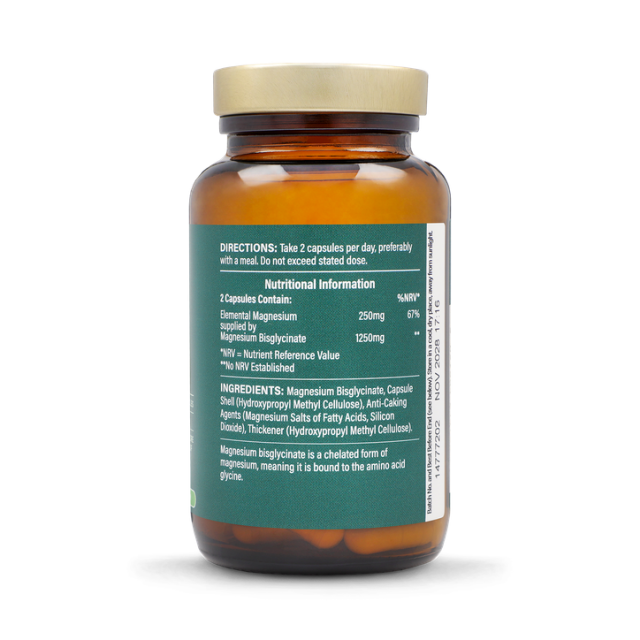 Holland & Barrett Magnesium Bisglycinate 1250mg 60 Capsules - 2