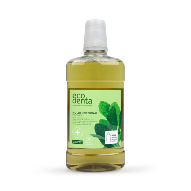 Ecodenta Multifunctional Mouthwash with Mint Oil 500ml - 1