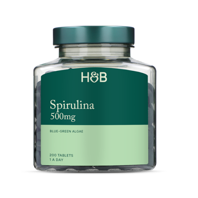 Holland & Barrett Spirulina 500mg 200 Tablets - 2