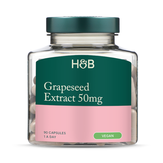 Holland & Barrett Grapeseed Extract 50mg 90 Capsules - 1