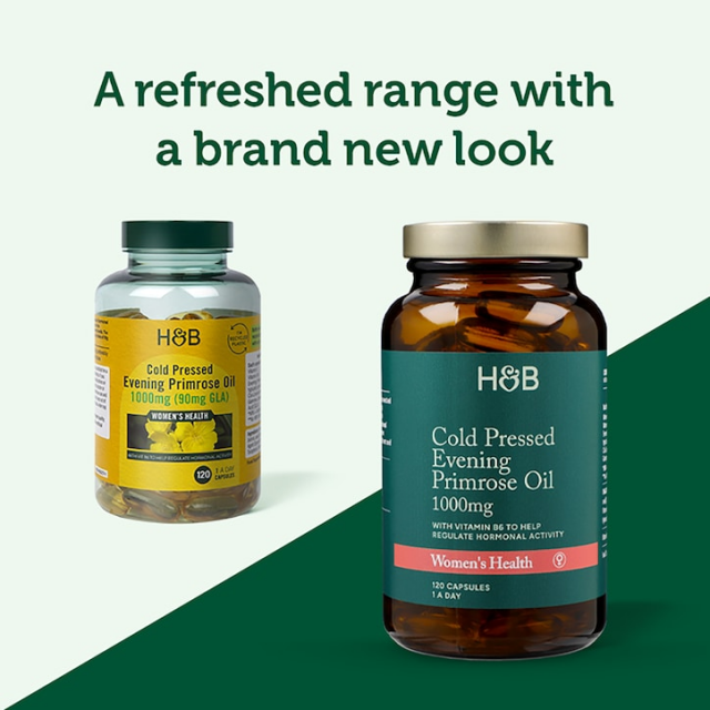 Holland & Barrett Cold Pressed Evening Primrose Oil 1000mg 120 Capsules - 4