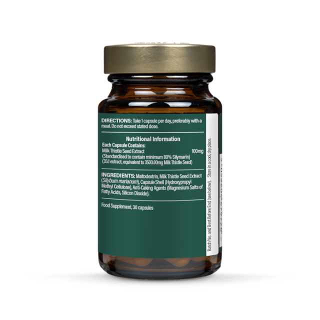 Holland & Barrett Milk Thistle 100mg 30 Capsules - 3