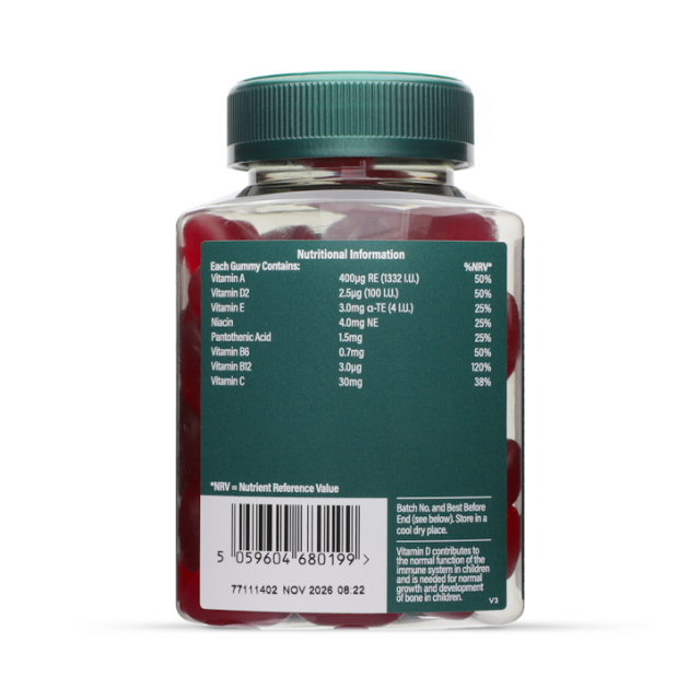Holland & Barrett Kids Multivitamin Strawberry Flavour 60 Gummies - 2