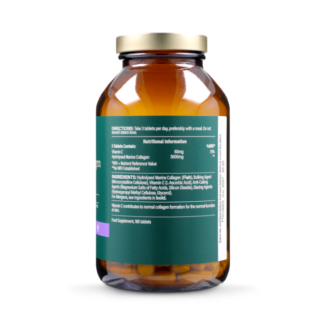 Holland & Barrett Marine Collagen with Vitamin C 180 Tablets - 2