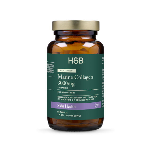 Holland & Barrett Marine Collagen with Vitamin C 90 Tablets - 2