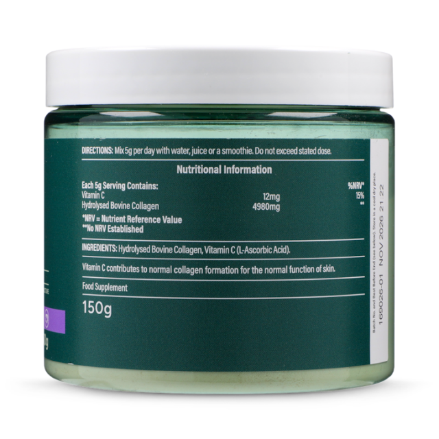 Holland & Barrett Bovine Collagen Unflavoured Powder 150g - 2