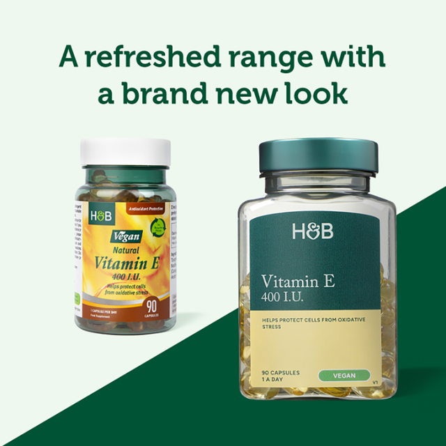Holland & Barrett Natural Vegan Vitamin E 400I.U 90 Capsules - 3