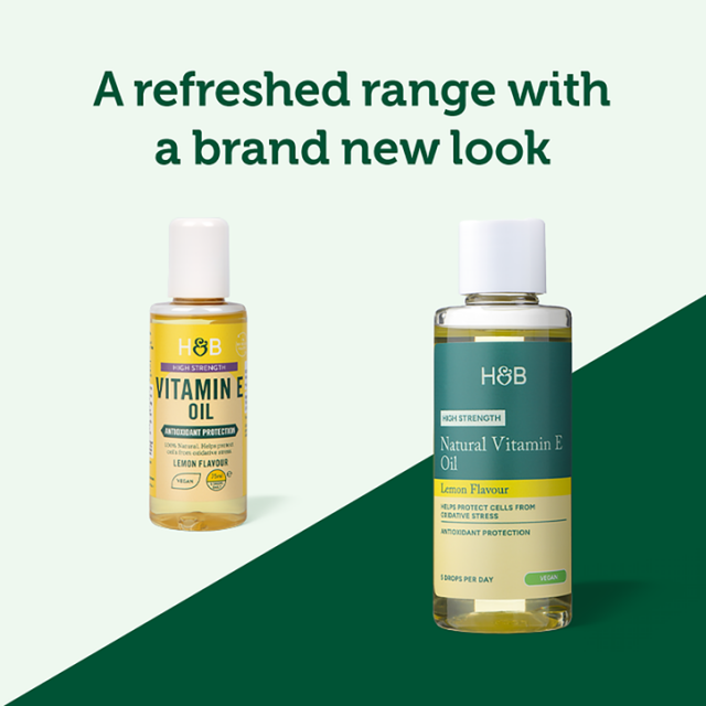 Holland & Barrett High Strength Natural Vitamin E Oil Lemon Flavour 75ml - 3