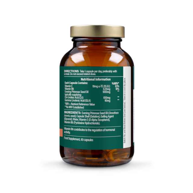 Holland & Barrett High Strength Cold Pressed Evening Primrose Oil 1500mg 60 Capsules - 2