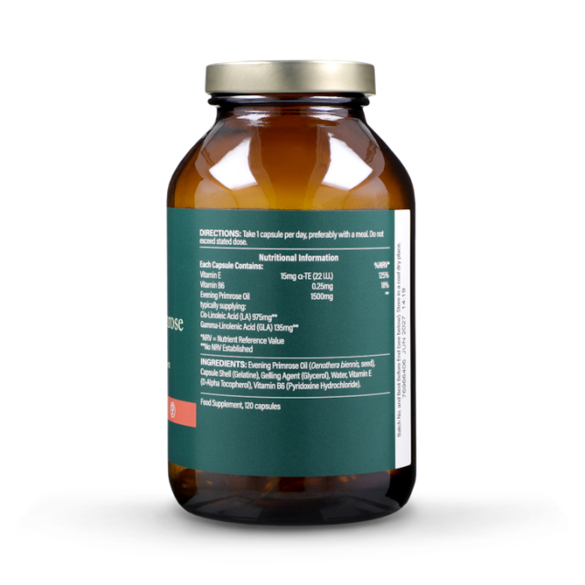 Holland & Barrett High Strength Cold Pressed Evening Primrose Oil 1500mg 120 Capsules - 4