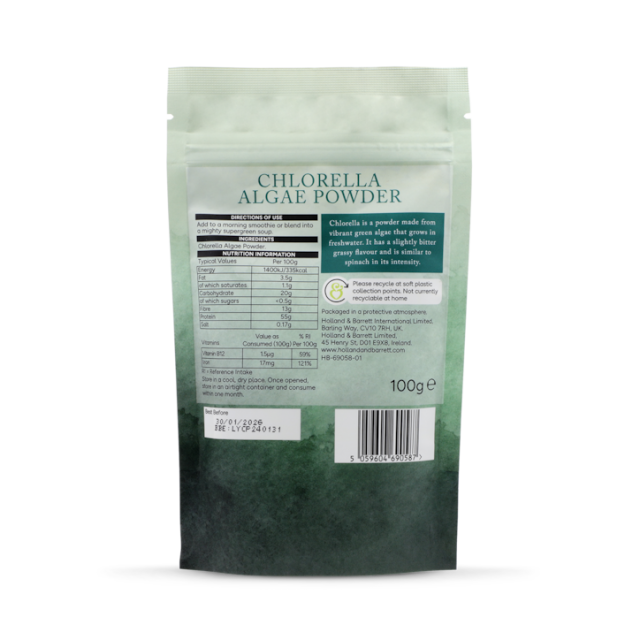 Holland & Barrett Chlorella Powder 100g - 2