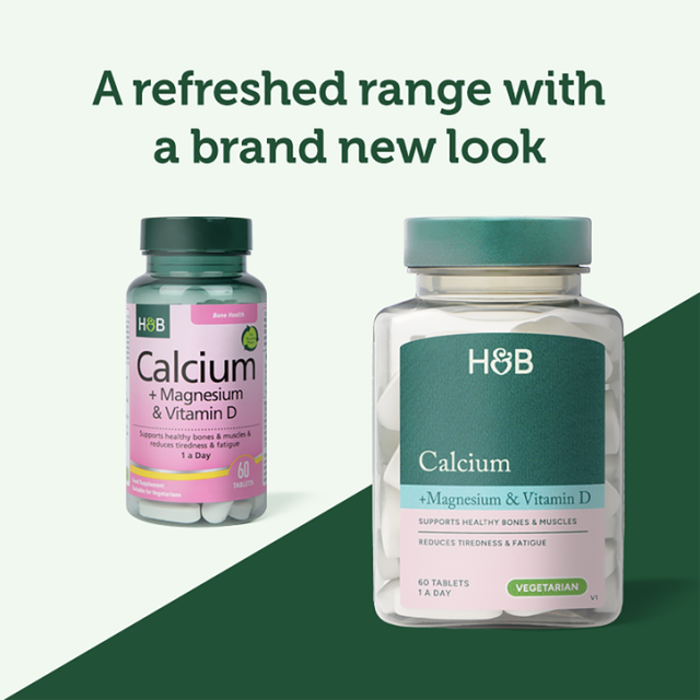 Holland & Barrett Calcium + Magnesium & Vitamin D 60 Tablets - 4