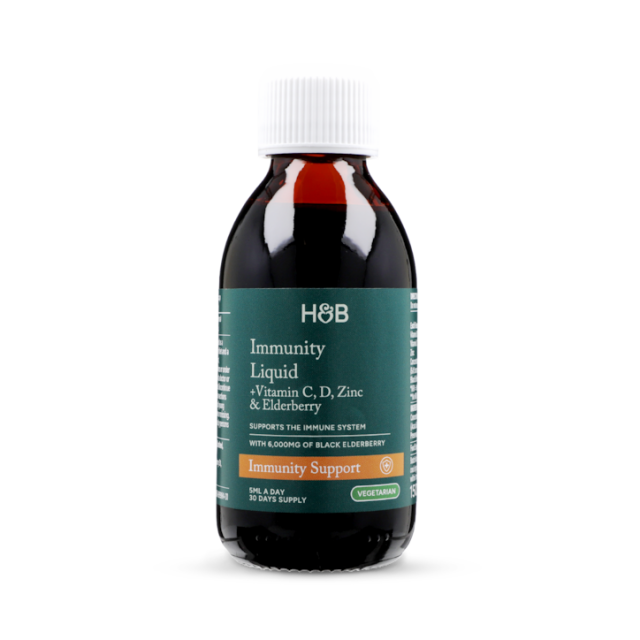 Holland & Barrett Elderberry Immunity Liquid with Vitamin C & Zinc 150ml - 1