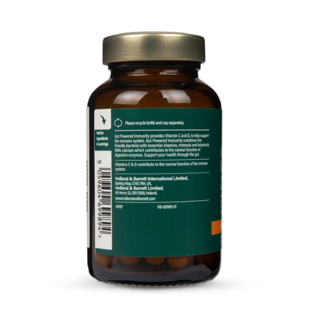 Holland & Barrett Gut Powered Immunity 30 Capsules - 3