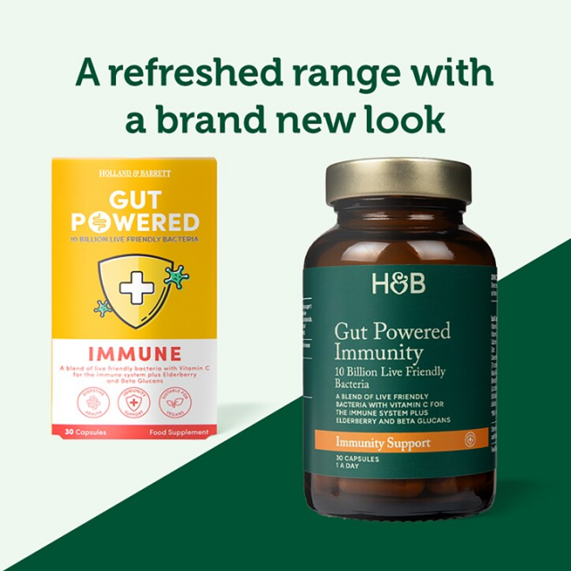 Holland & Barrett Gut Powered Immunity 30 Capsules - 4