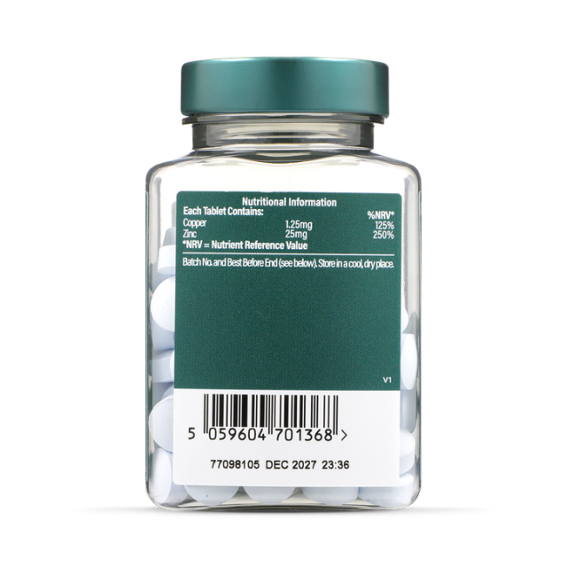 Holland & Barrett High Strength Chelated Zinc & Copper 120 Tablets - 2