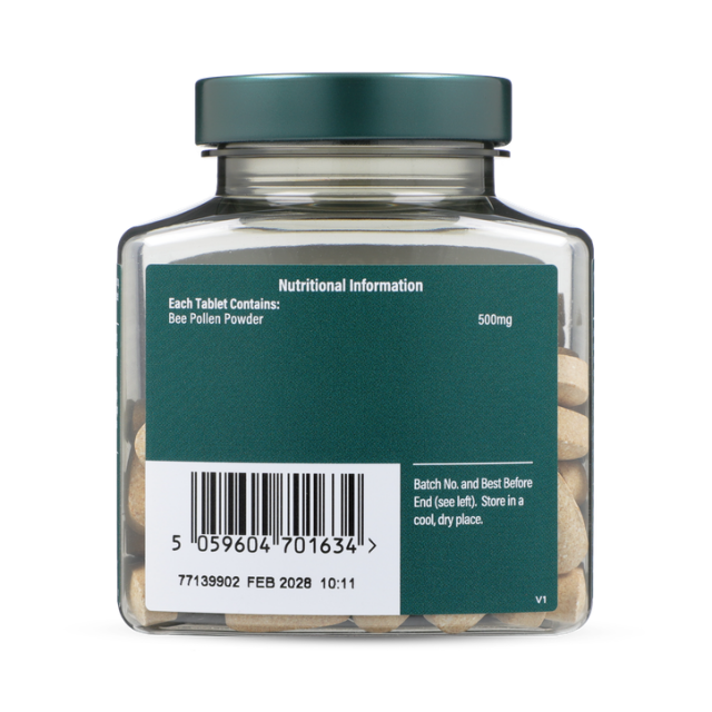 Holland & Barrett Bee Pollen 500mg 90 Tablets - 2