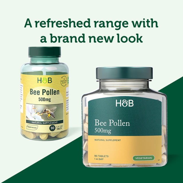 Holland & Barrett Bee Pollen 500mg 90 Tablets - 4
