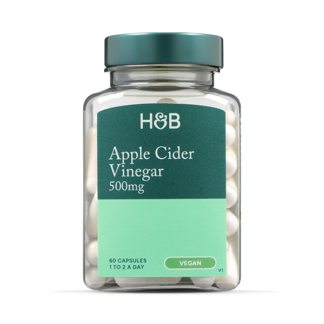 Holland & Barrett Apple Cider Vinegar 500mg 60 Capsules - 1