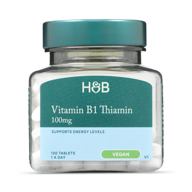 Holland & Barrett Vitamin B1 + Thiamine 100mg 120 Tablets - 1