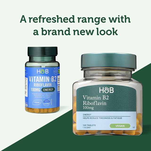 Holland & Barrett Vitamin B2 + Riboflavin 100mg 120 Tablets - 3
