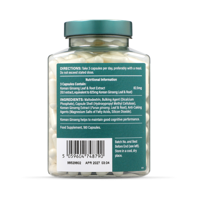 Holland & Barrett Korean Ginseng 180 Capsules - 2